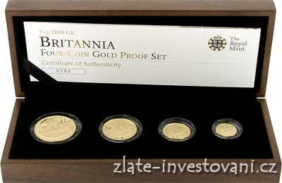 Investiční set Britannia 2009-4 mince proof