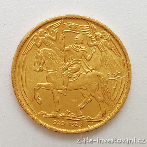 Zlatá dukátová medaile Milenium svatého Václava 929-1929