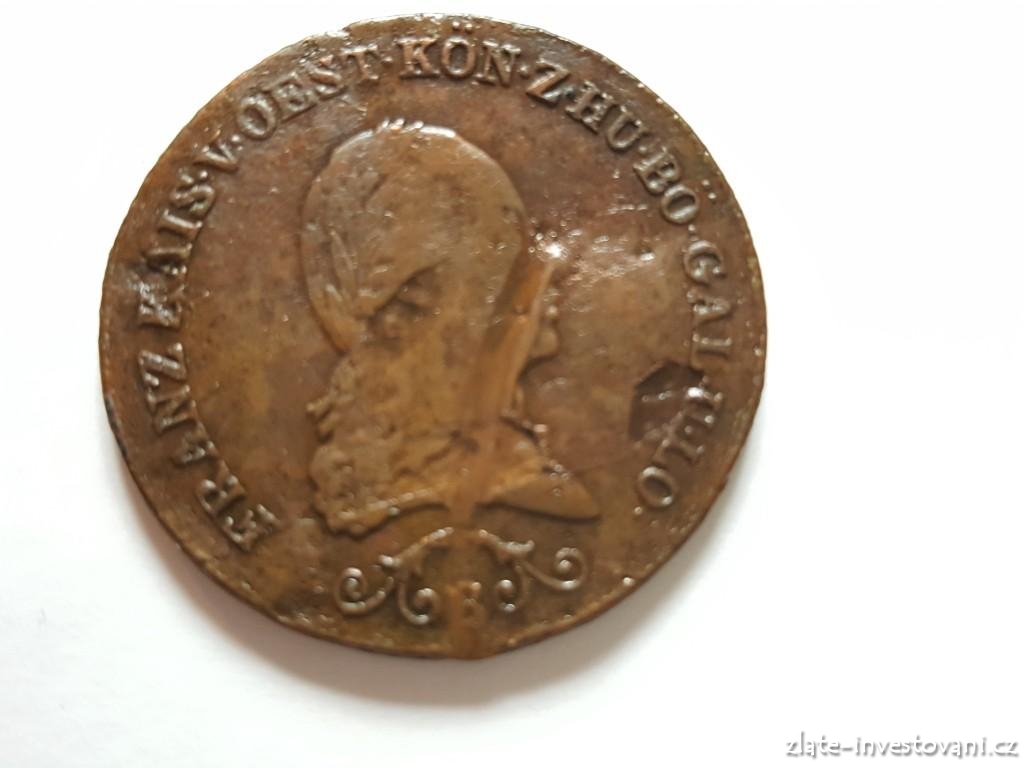 Rakousko uherský 3 krejcar František I. 1812