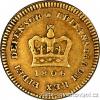 Zlatá britská 1/3 Guinea-George III.