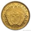 Zlatá mince pět pesos Kolumbie 1919