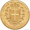Zlatá mince 20 lira-Carlo Alberto