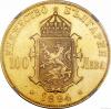 Zlatá bulharská 100 leva Ferdinand I.-rub