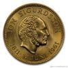 Zlatá mince 500 kronur-Island-líc