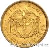 Zlatá mince 10 pesos-Kolumbie 1919