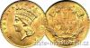 Zlatá mince Princezna-1 dollar 1849-1889