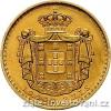 Zlatá mince 10 000 reálů-Louis I. Portugalsko