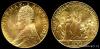 Zlatá 100 lira 1950