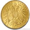 Zlatá mince 20 korun-novoražba