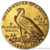 Zlatá mince americký half Eagle-rub