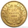 Zlatá mince 20 franků-Napoleon-rub