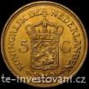 Zlatá mince Wilhelmina-Nizozemí
