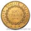 Zlatá mince francouzský 100 frank-anděl