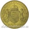 Zlatá mince uherská 20 korona-1894-rub