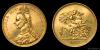 Zlatá mince britská Pětilibra 1887-Victoria
