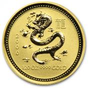 Investiční zlatá mince rok Drak 2000-lunární série I.