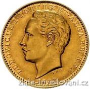 Zlatá mince Portugalsko 10 000 reálů-Luis I. 1878-1889