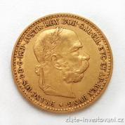 Zlatá mince  Desetikoruna Františka Josefa I.- rakouská ražba 1897