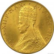 Zlatá 100 lira 1950-Vatikán