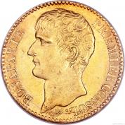 Zlatá mince francouzský čtyřicetifrank-Napoleon  konsul 1802-1803