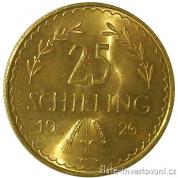 Zlatá mince rakouských 25  šilinků-1929