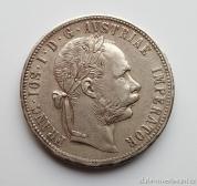 Stříbrný 1 zlatník Františka Josefa I. 1879