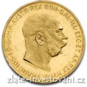 Zlatá mince Stokoruna Františka Josefa I.-novoražba