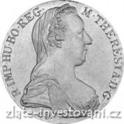 Investiční stříbrná mince Marie Terezie-tolar