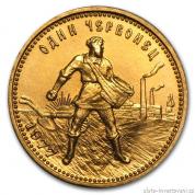 Zlatá mince ruský červoněc-10 rublů