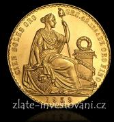 Zlatá mince Svoboda-Peru 100 soles